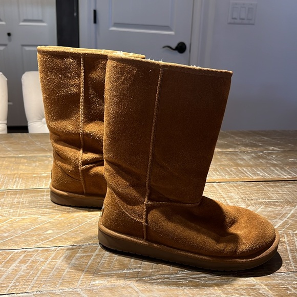 Ugg Boots Womens size 5 Chestnut Light Brown Koolaburra mid length Style 1020172 - Picture 3 of 16